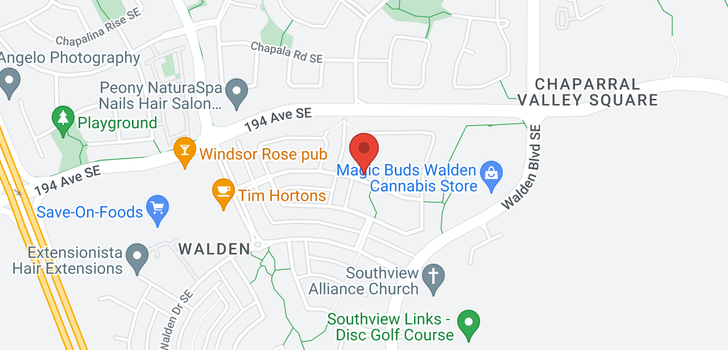 map of 64 Walden Square SE